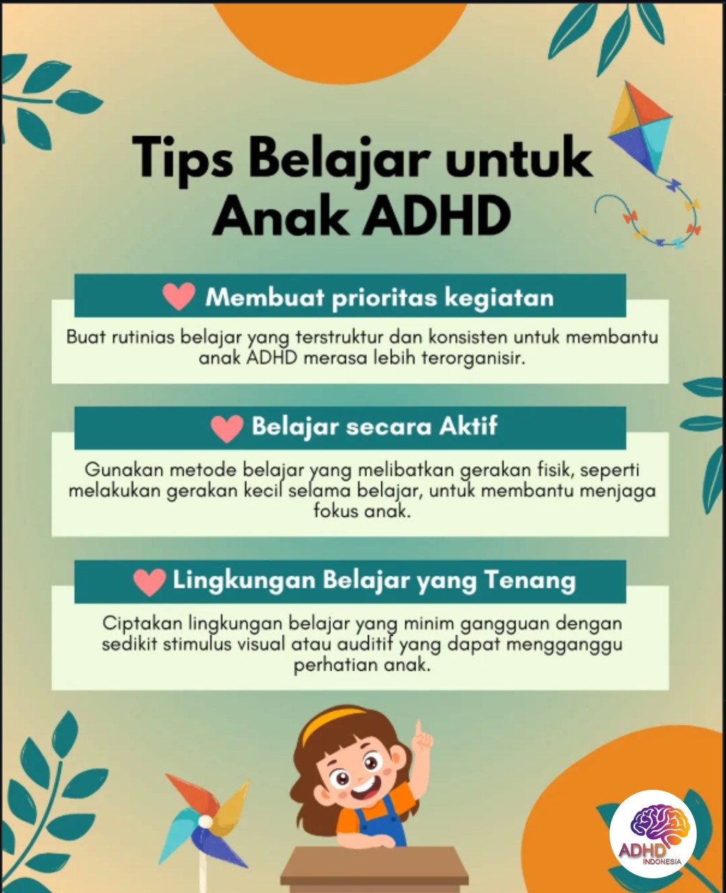 Strategi Belajar yang Cocok untuk Anak ADHD di Kabupaten Banjarnegara